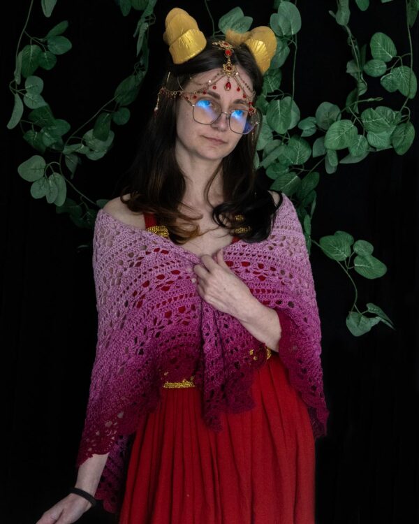 Châle "ode à l'amour"