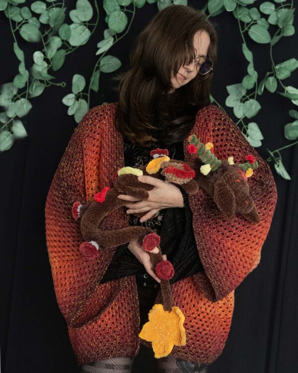 Dragon automnal (1) Cardigan AUTOMNE